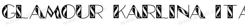 Glamour Karlina Ital字体转换